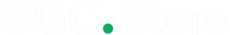 UGC.Store logo white